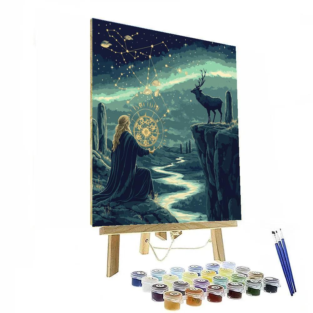 Celtic Star Map Of The Otherworld painting number kit