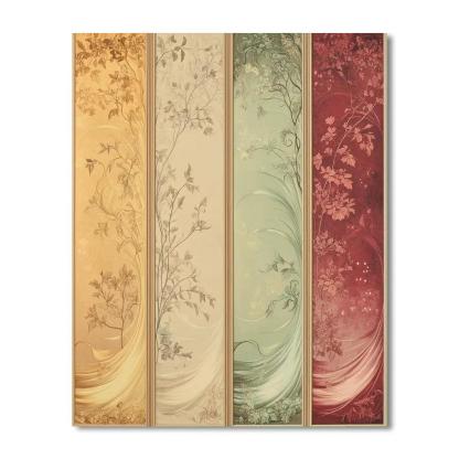 Alphonse Mucha Inspired Four Seasons Aurora Tapestry Paint by numbers art