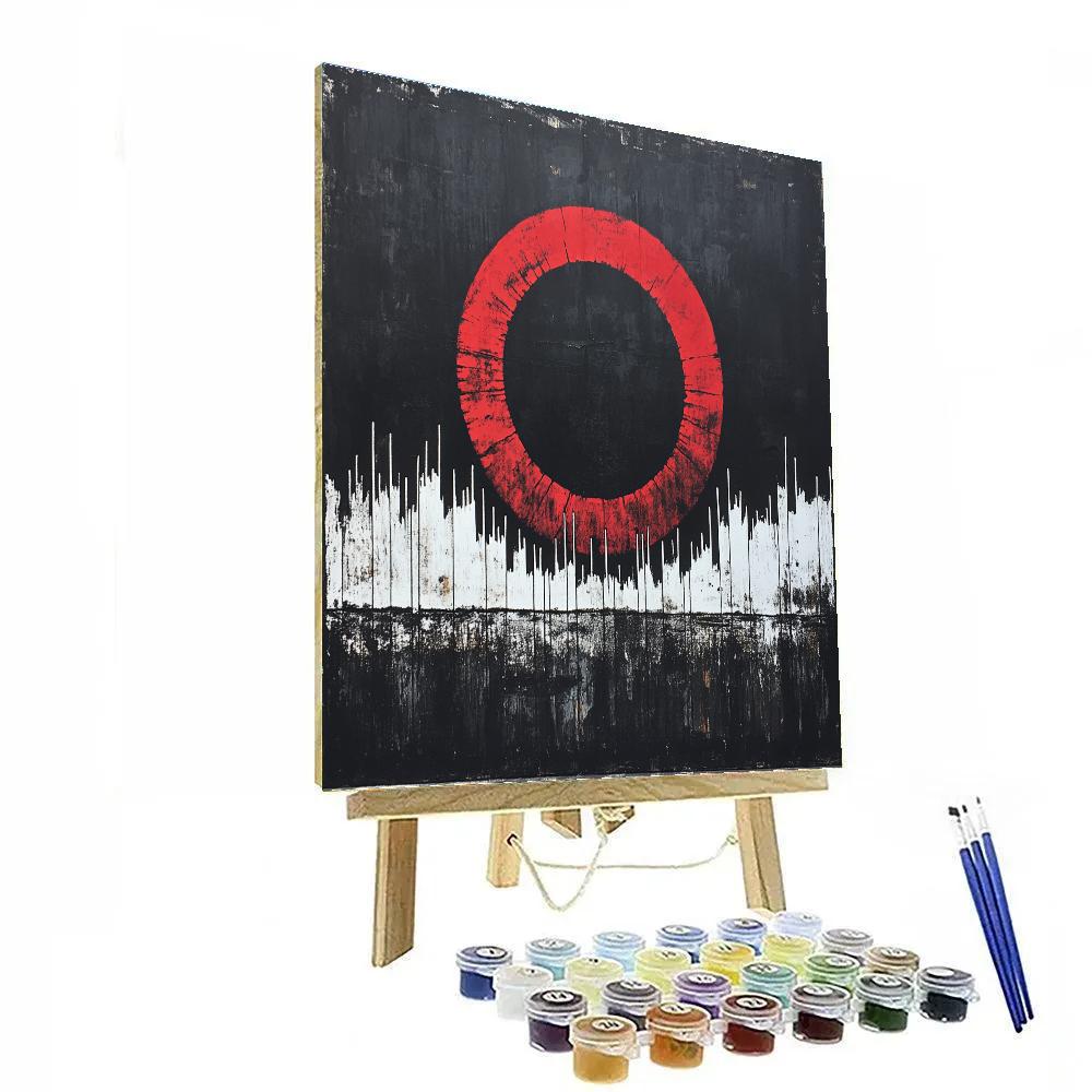 Banksy Inspired Carbon Eclipse Manifesto paint by number