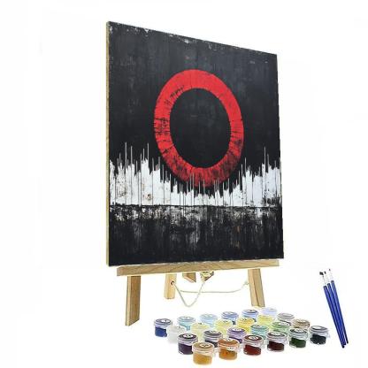 Banksy Inspired Carbon Eclipse Manifesto paint by number