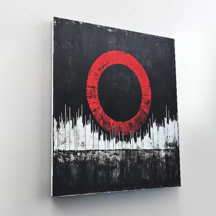 Banksy Inspired Carbon Eclipse Manifesto paint by number