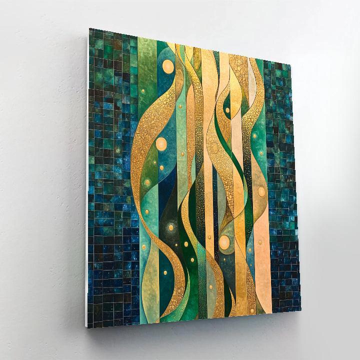 Gustav Klimt Inspired Aurora Mosaic Reverie Paint by numbers kits