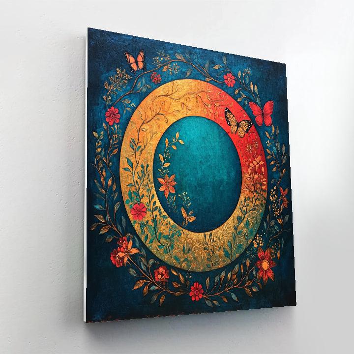 Frida Kahlo Inspired Eclipse Heartbeat Of The Wild paint by color
