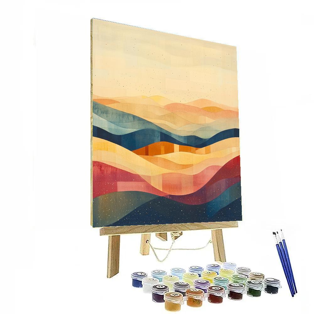 Paul Klee Inspired Luminous Tectonics Of Quiet Space Paint by numbers art