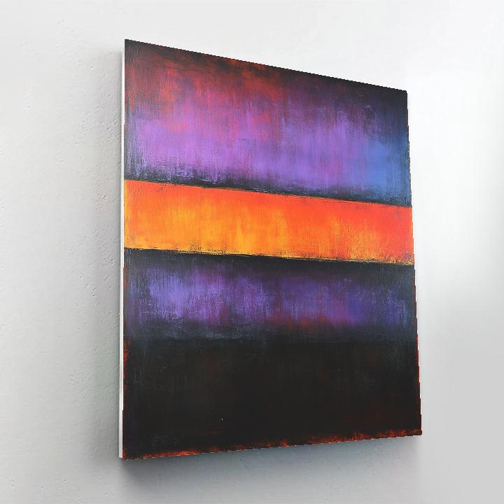 Mark Rothko Inspired Event Horizon Lullaby DIY paint by numbers