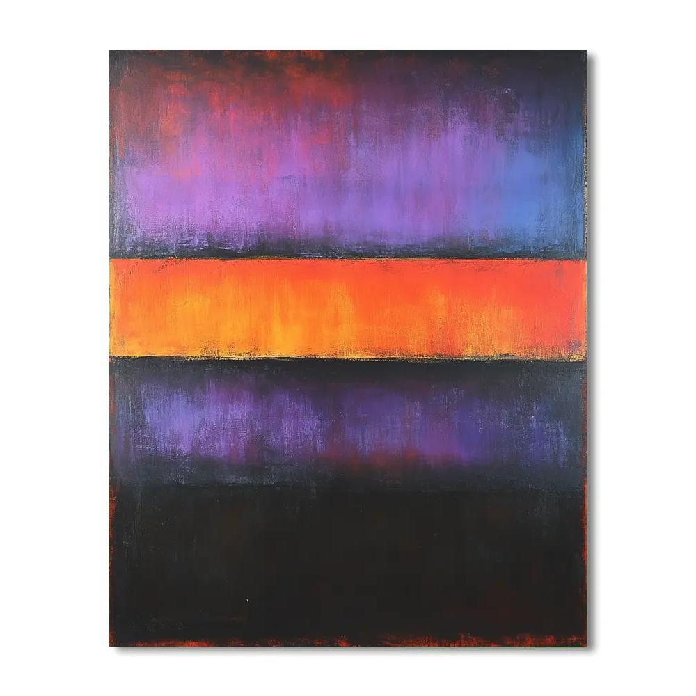 Mark Rothko Inspired Event Horizon Lullaby DIY paint by numbers