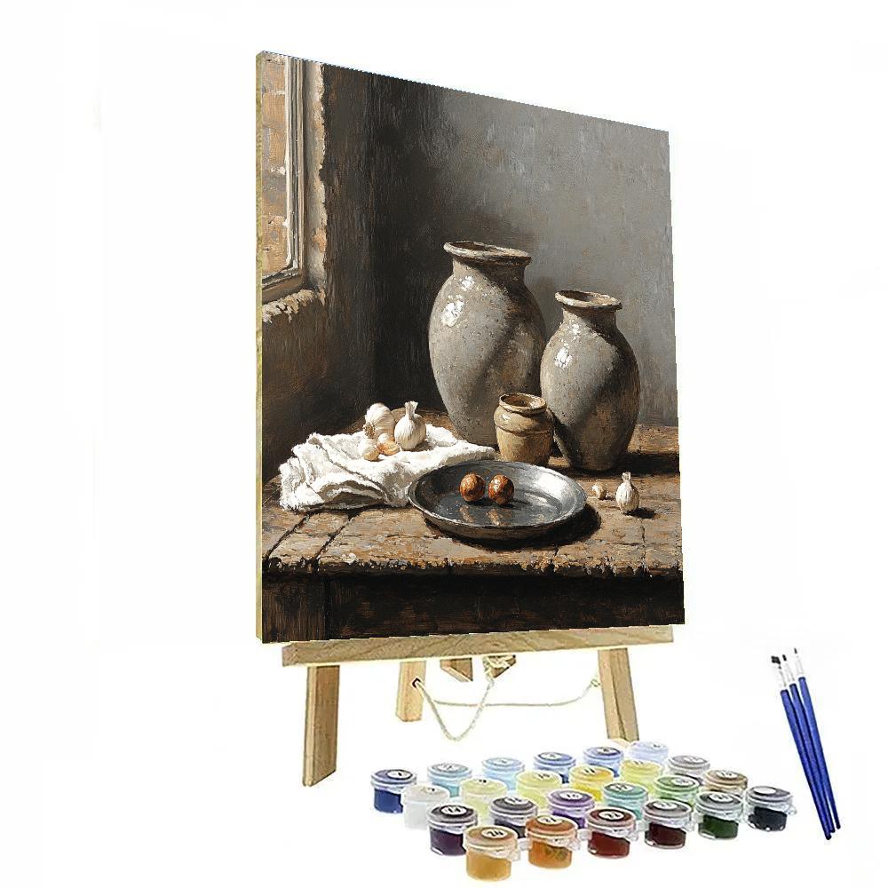 Diego Velázquez Inspired Silvery Larder Eclipse paint by color