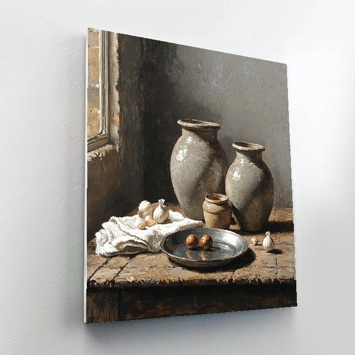 Diego Velázquez Inspired Silvery Larder Eclipse paint by color