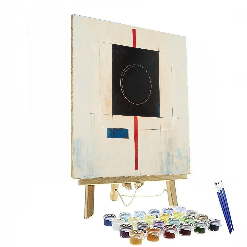 Kazimir Malevich Inspired Event Horizon Silence paint by number