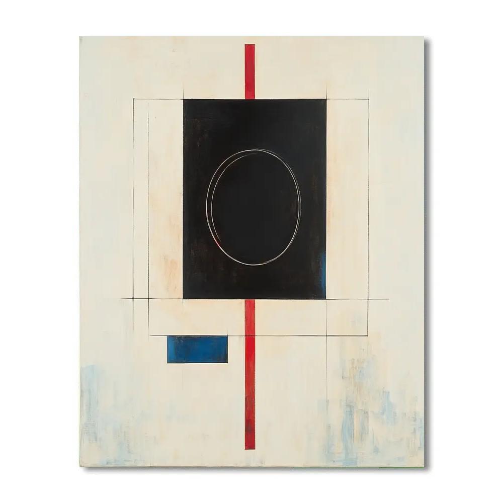 Kazimir Malevich Inspired Event Horizon Silence paint by number