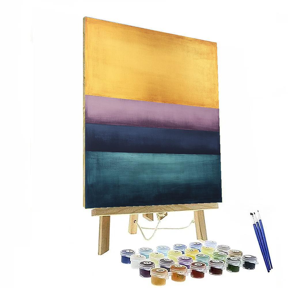Mark Rothko Inspired Solstice Afterimage Drift Numbered painting kits