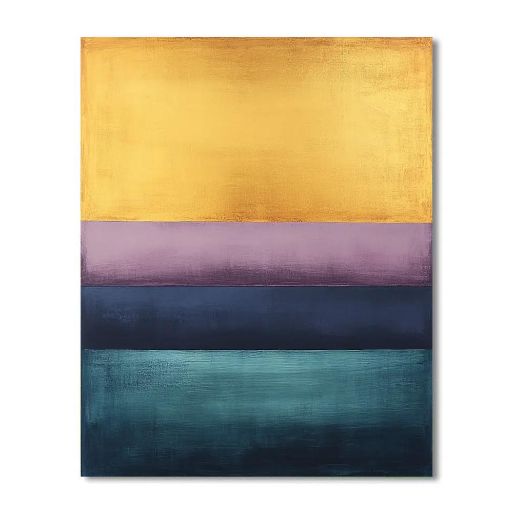 Mark Rothko Inspired Solstice Afterimage Drift Numbered painting kits