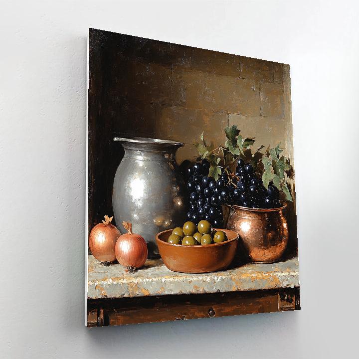 Diego Velázquez Inspired Market Fog Still Life Paint by numbers art