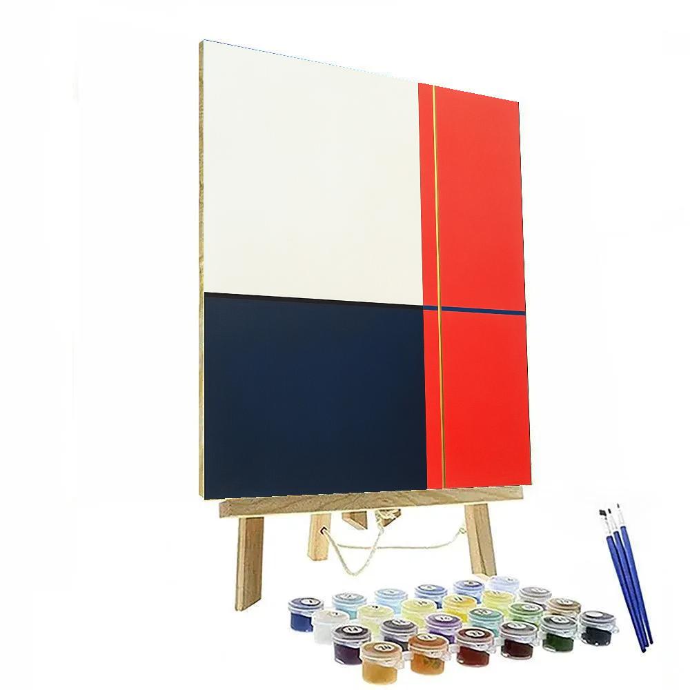 Kazimir Malevich Inspired Pulsar Interval Grid Paint by numbers art