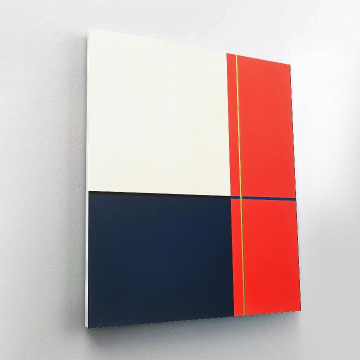 Kazimir Malevich Inspired Pulsar Interval Grid Paint by numbers art