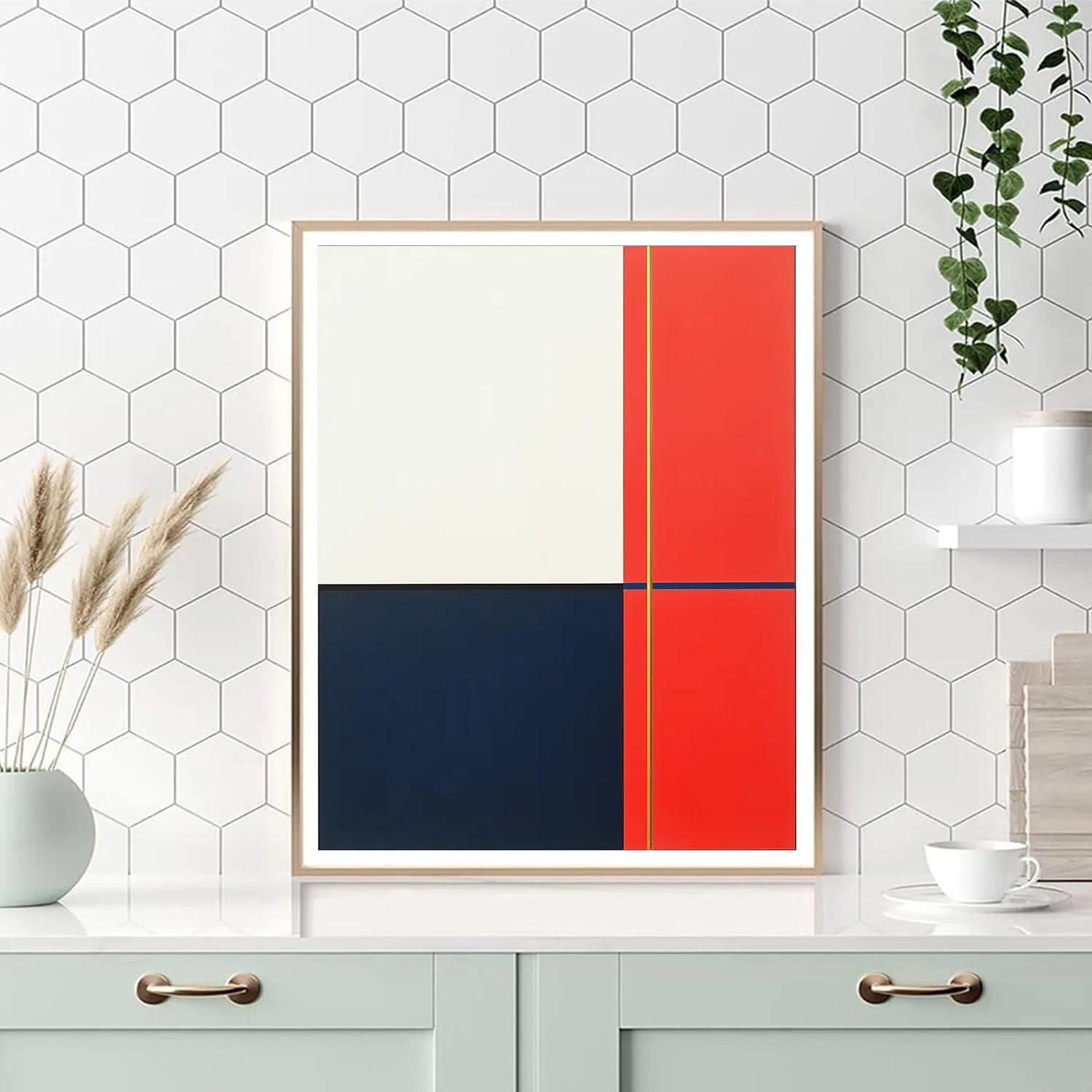 Kazimir Malevich Inspired Pulsar Interval Grid Paint by numbers art