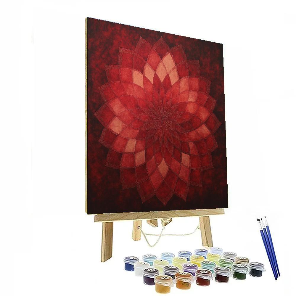 Nandalal Bose Inspired Cosmic Mandala Of Nebula Winds Numbered painting kits
