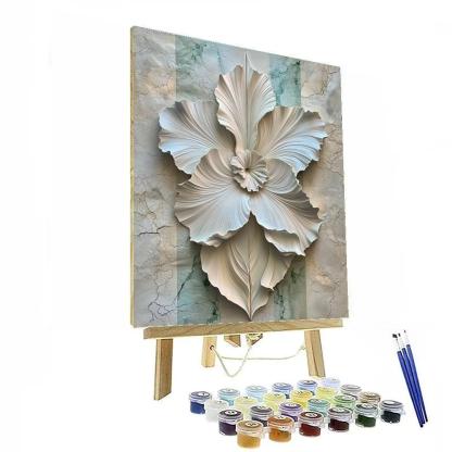 Michelangelo Inspired Nebula Iris Orchid Paint by numbers kits