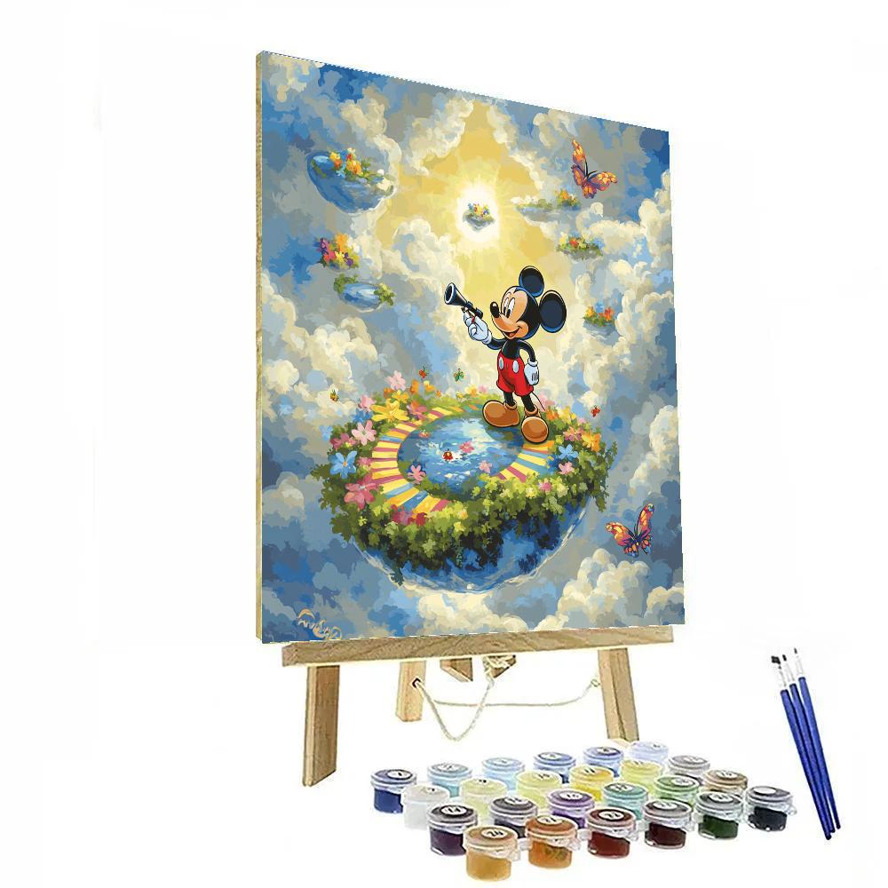 Mickey Mouse Sky Garden Explorer DIY paint by numbers