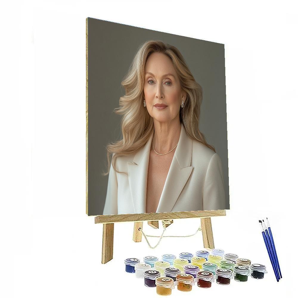 Meryl Streep: The Chameleon Crowned In Quiet Spotlight Numbered painting kits
