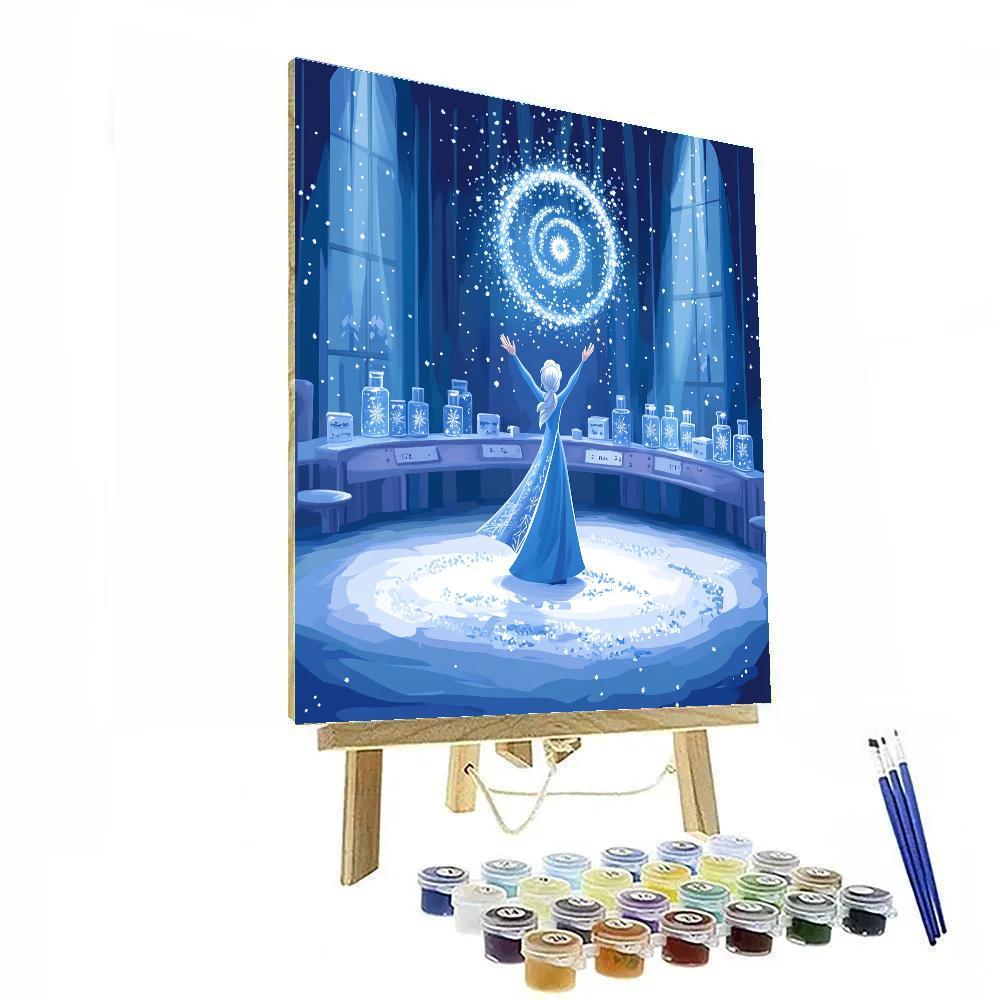 Elsa Crystal Snowflake Laboratory Painting by numbers kit