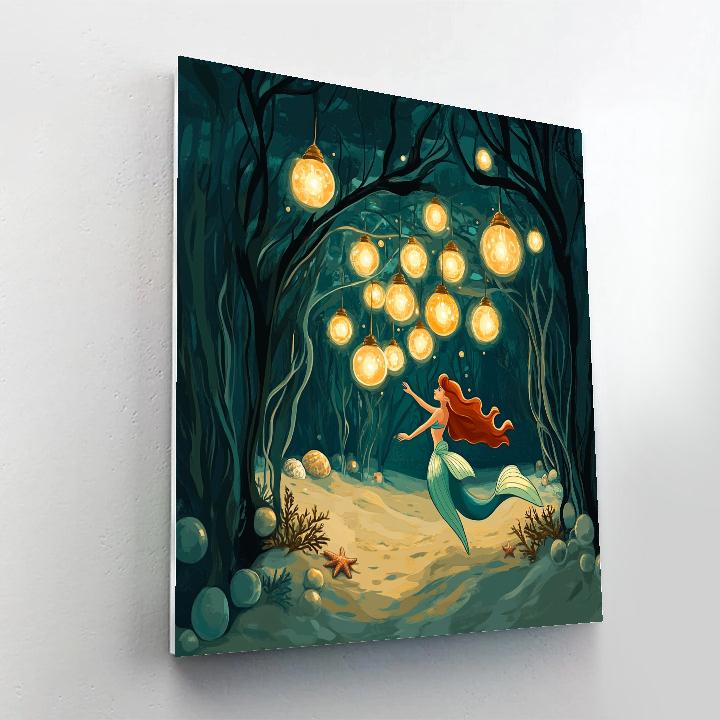 Ariel Bubble Lantern Cove Numbered painting kits