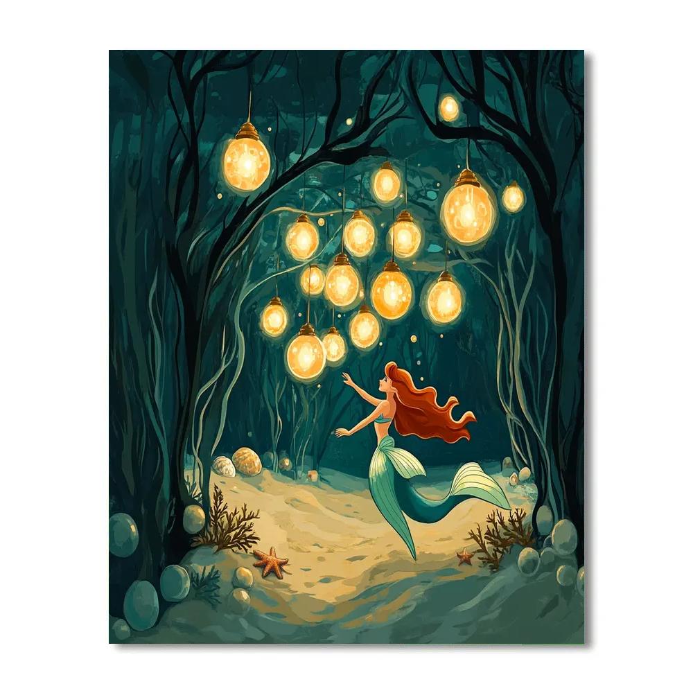 Ariel Bubble Lantern Cove Numbered painting kits