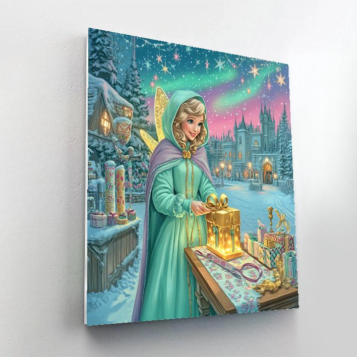 Aurora Castle Gift Wrap Workshop DIY paint by numbers