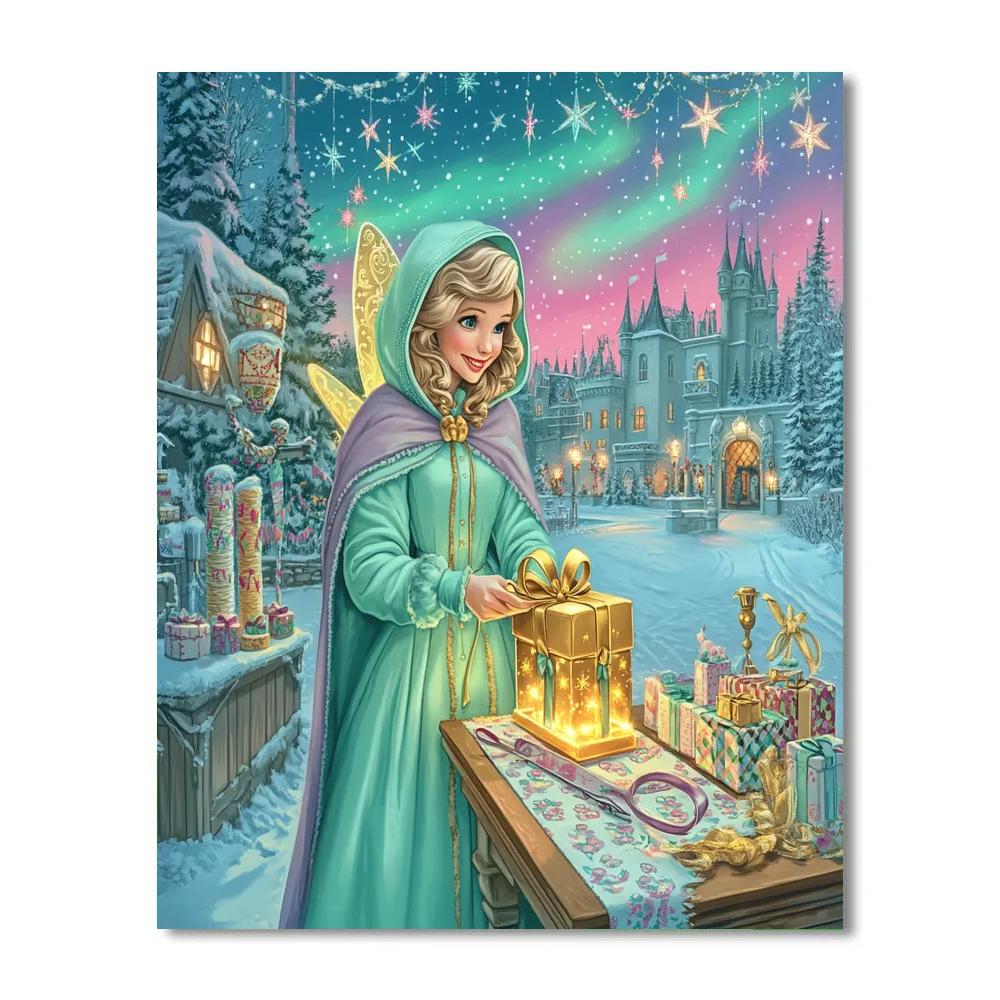 Aurora Castle Gift Wrap Workshop DIY paint by numbers