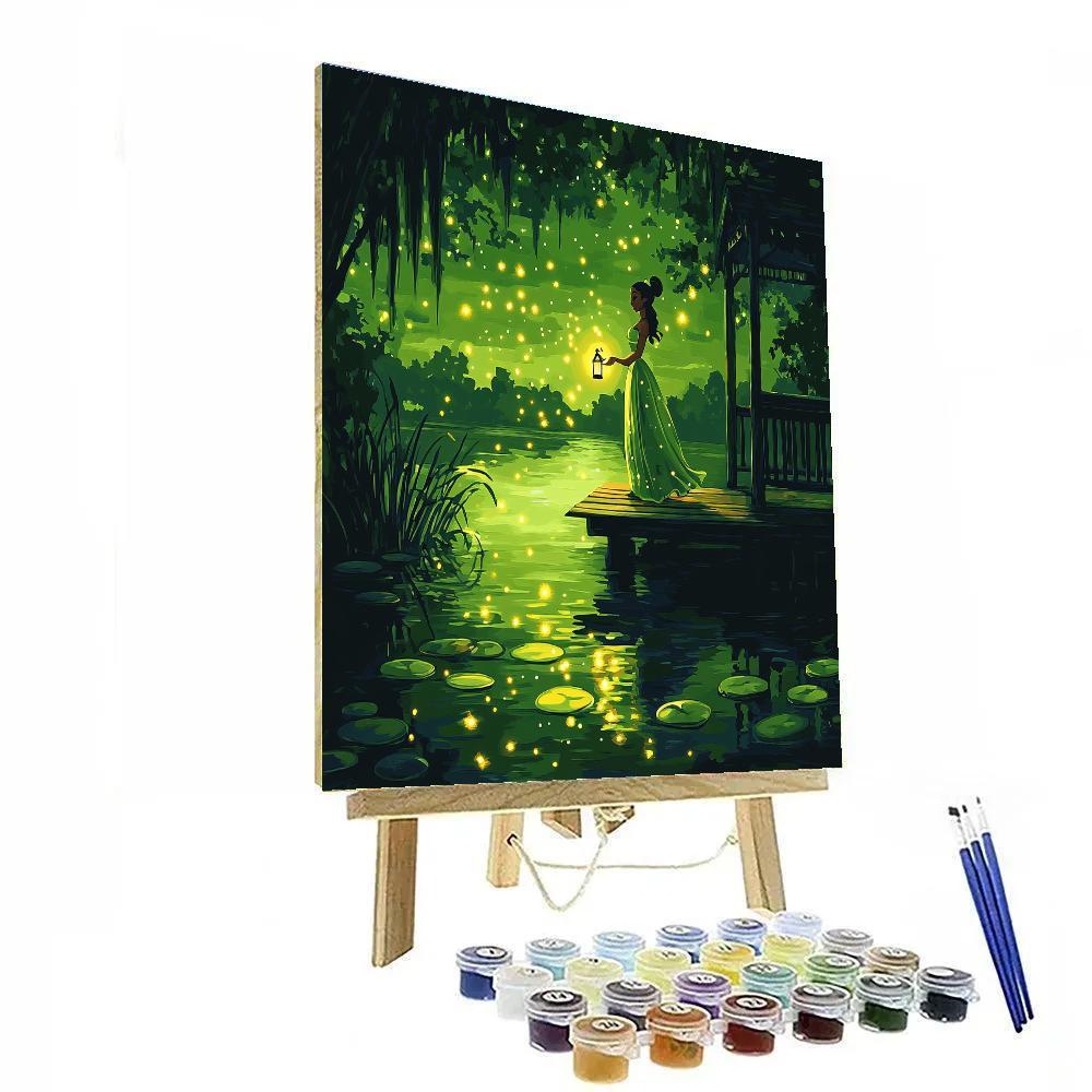 Tiana Firefly Festival In The Bayou paint by numbers