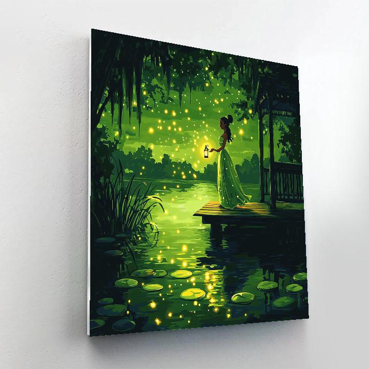 Tiana Firefly Festival In The Bayou paint by numbers