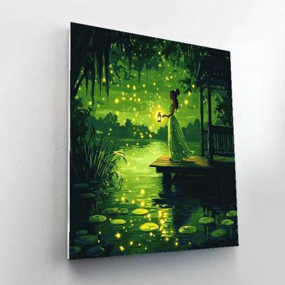 Tiana Firefly Festival In The Bayou paint by numbers