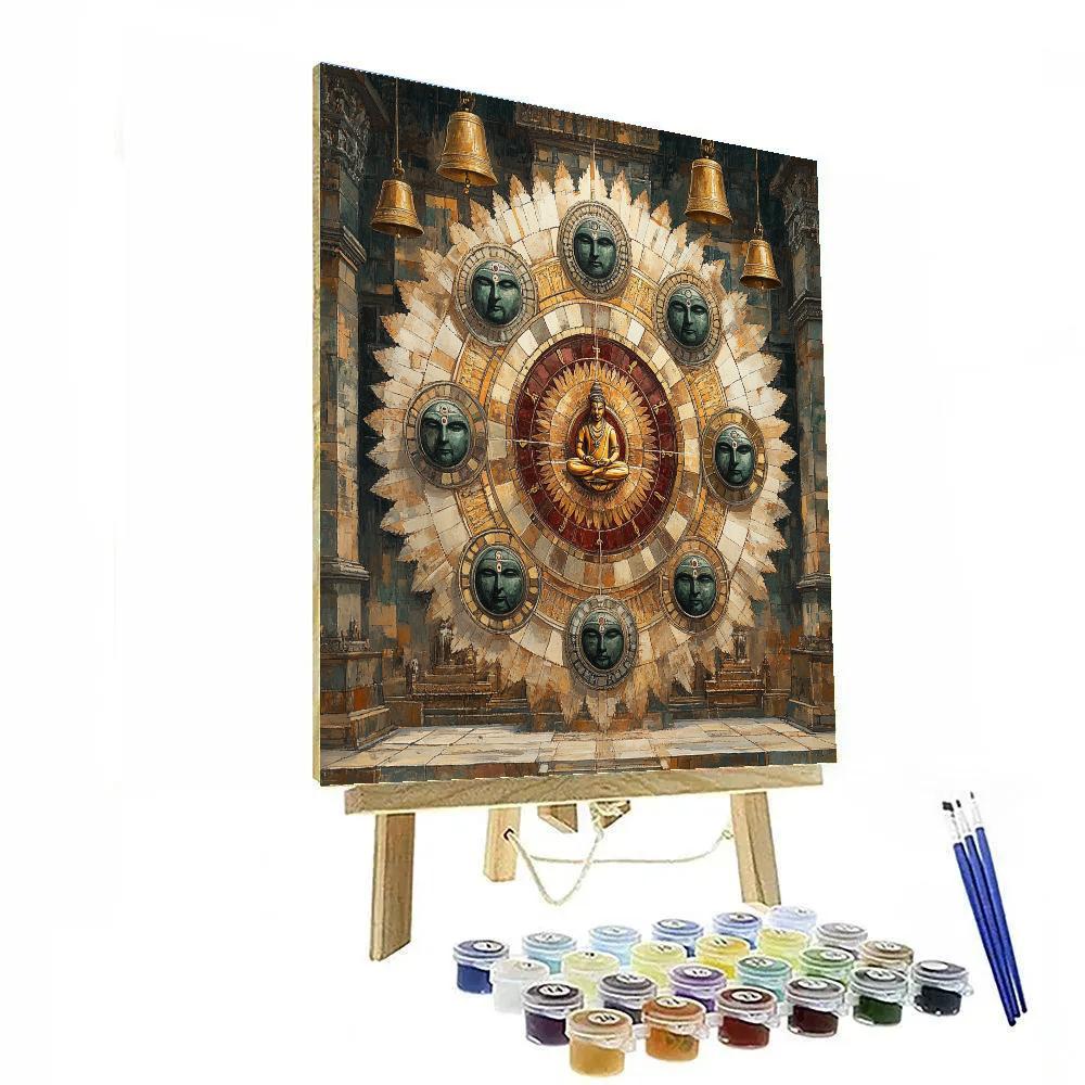 Clockwork Mandala Brahma Paint by numbers kits