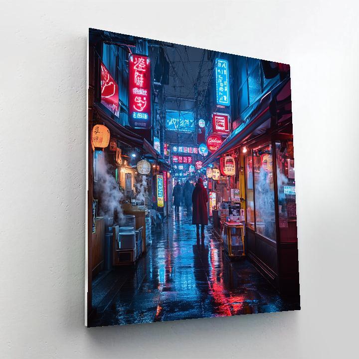 Fushimi Inari Not Included Shinjuku Neon Alleys - Tokyo, Japan paint by numbers