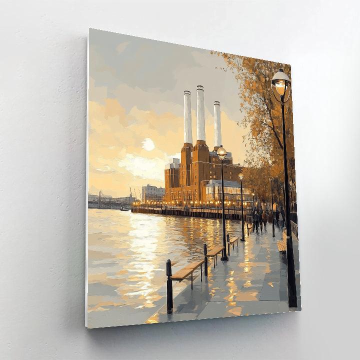 Battersea Power Station Riverside Walk - London, United Kingdom Number painting