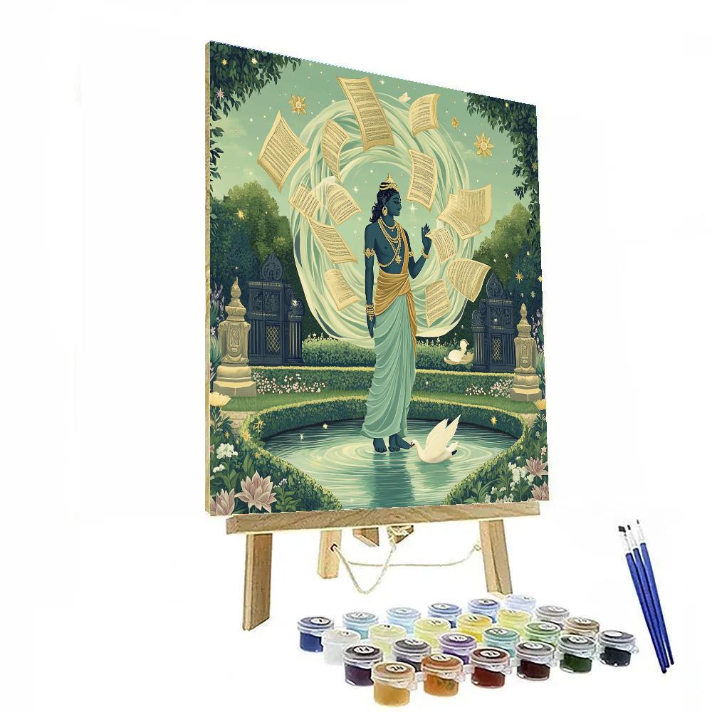 Brahma Garden Of Floating Manuscripts Numbered painting kits
