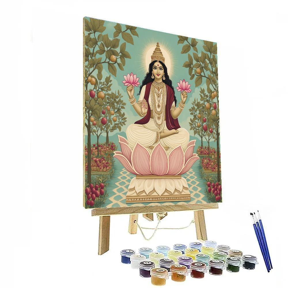 Lakshmi Crafted Star Orchard Shrine Painting by numbers kit