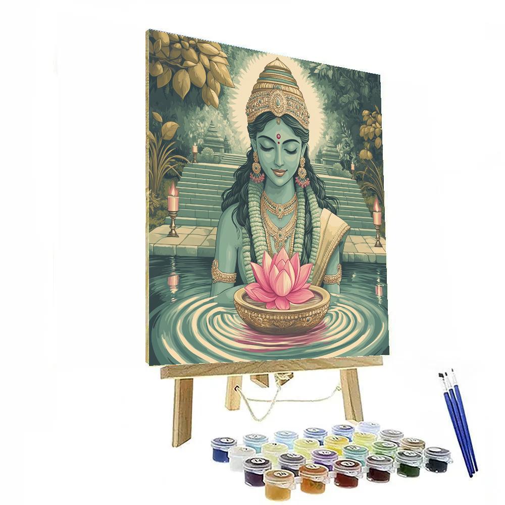 Lotus Garden Parvati Reverie paint by number