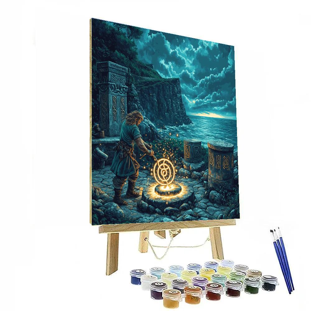 Moonlit Forge Of The Celtic Tuatha DIY paint by numbers