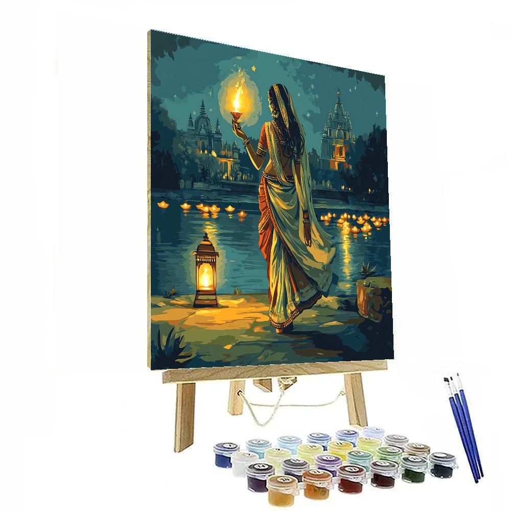 Parvati Guided Lantern Procession Paint by numbers kits