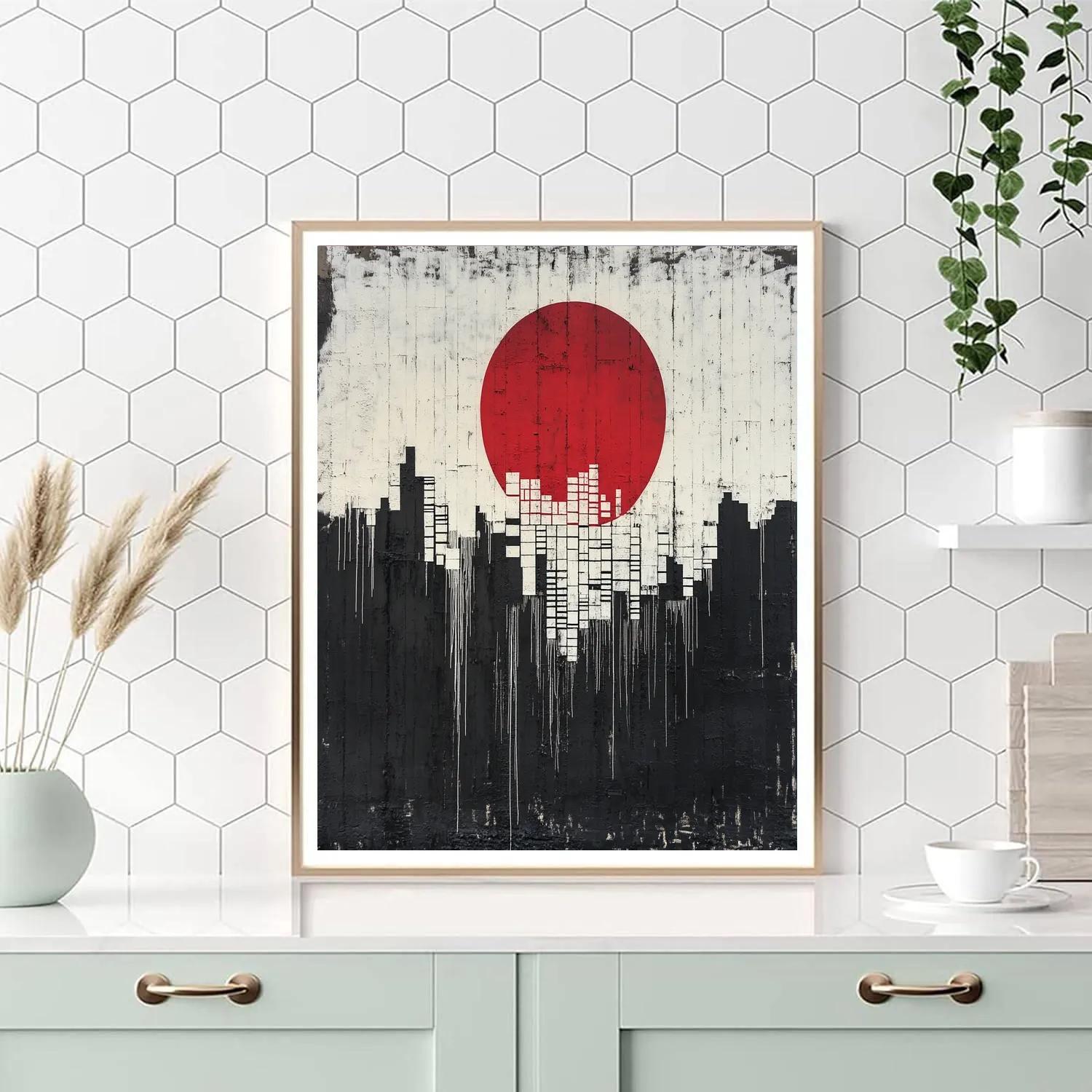 Banksy Inspired Carbon Ledger Eclipse paint by numbers