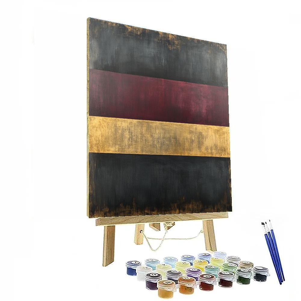 Mark Rothko Inspired Eclipse Afterglow paint by color