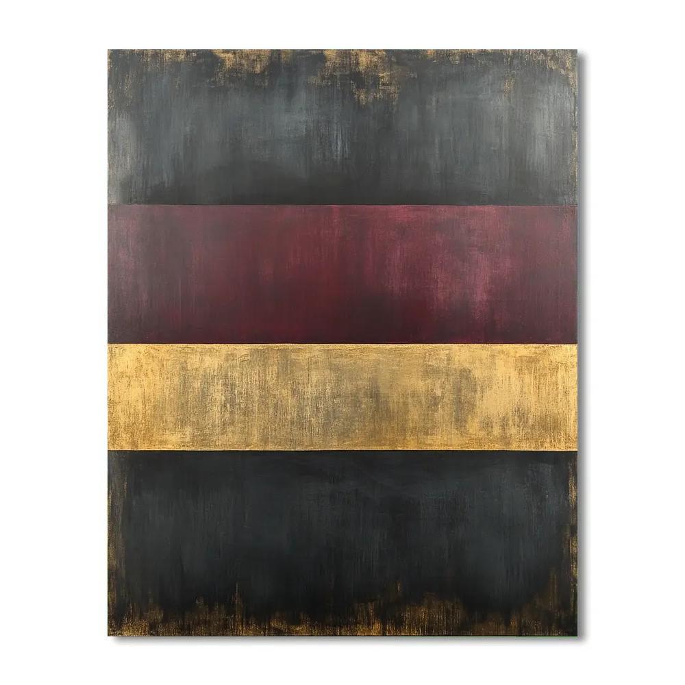 Mark Rothko Inspired Eclipse Afterglow paint by color