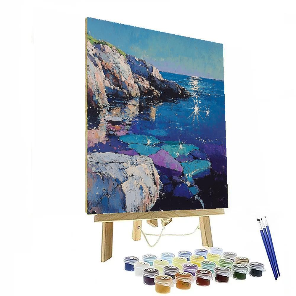 Edgar Degas Inspired Tidal Pool Constellations paint by numbers