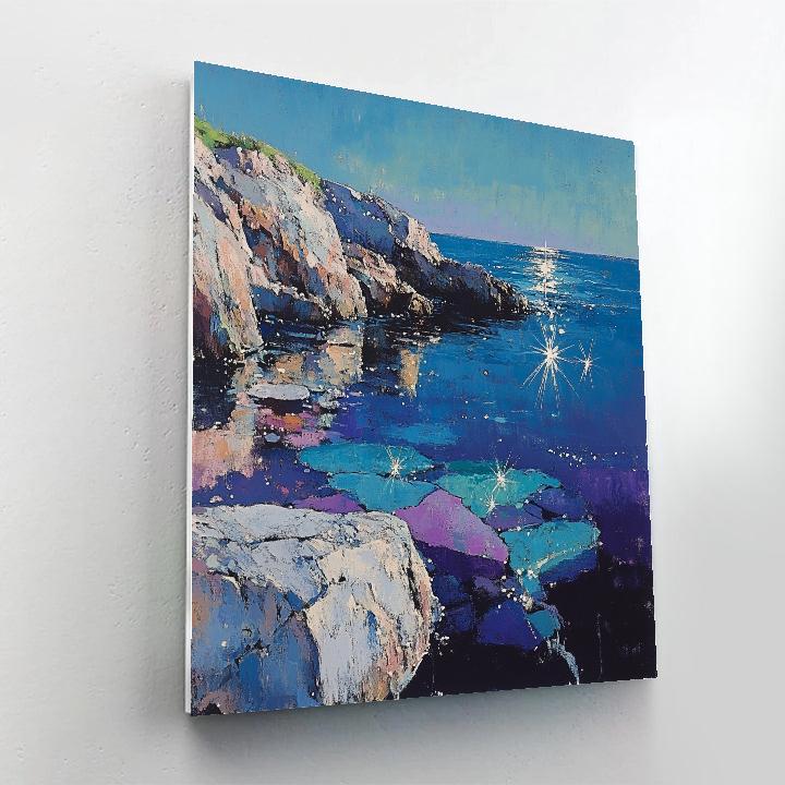 Edgar Degas Inspired Tidal Pool Constellations paint by numbers