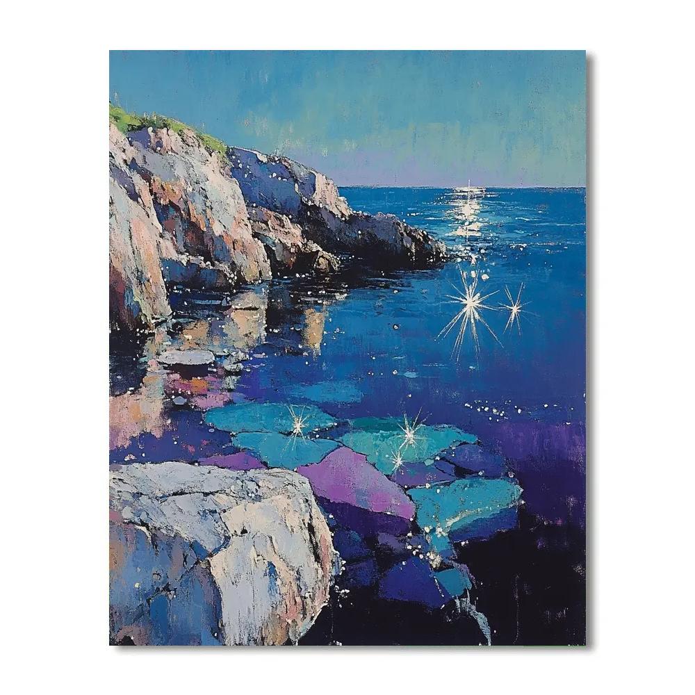 Edgar Degas Inspired Tidal Pool Constellations paint by numbers