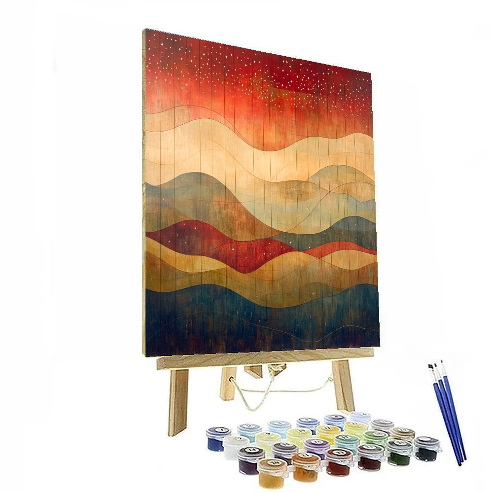 Paul Klee Inspired Celestial Sonatine paint by number