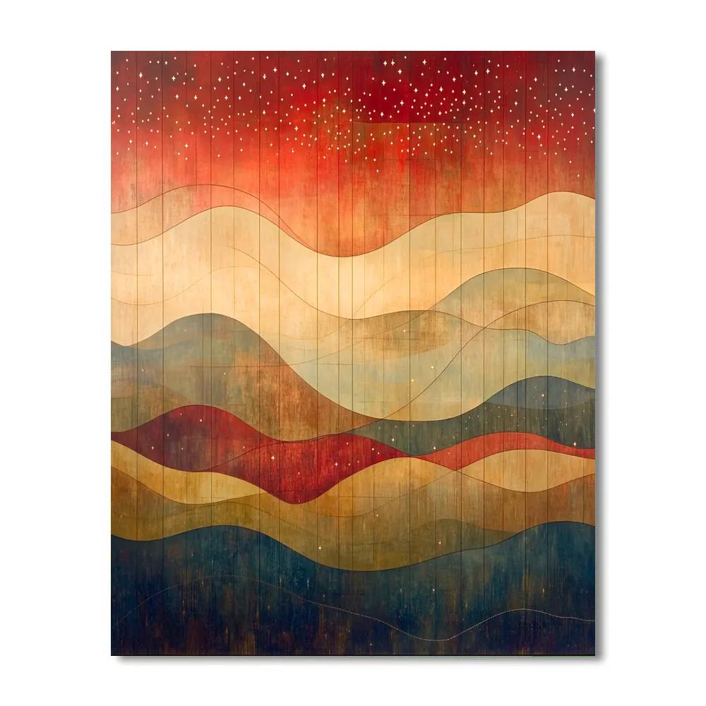 Paul Klee Inspired Celestial Sonatine paint by number