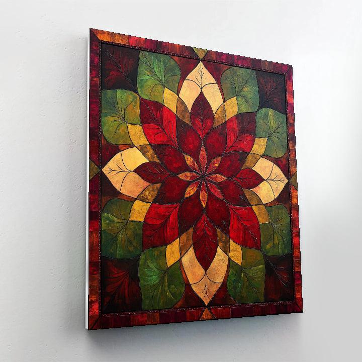 Frida Kahlo Inspired Resilience Mandala Of Thorn And Bloom Painting by numbers kit