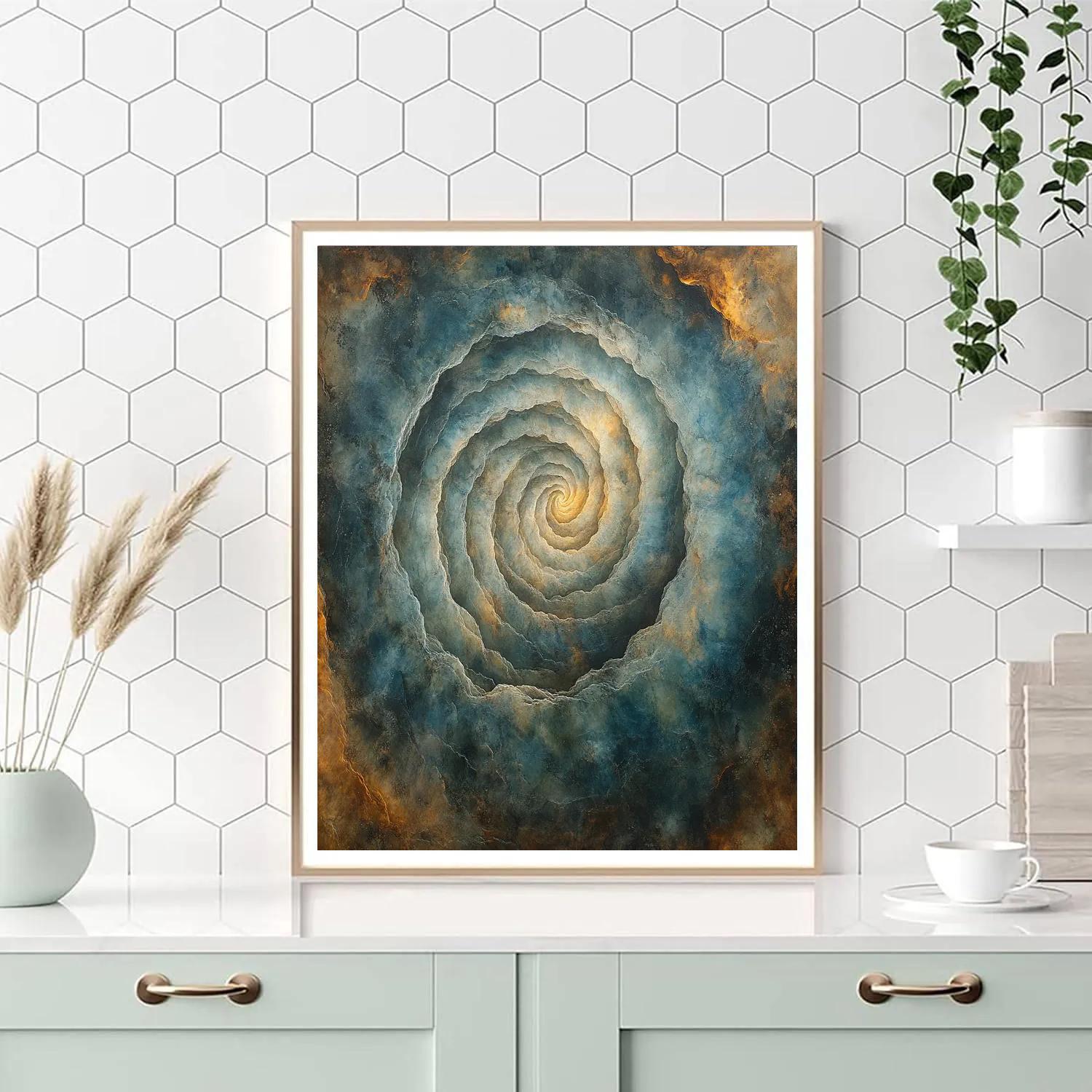 Michelangelo Inspired Nebula Torsion Numbered painting kits